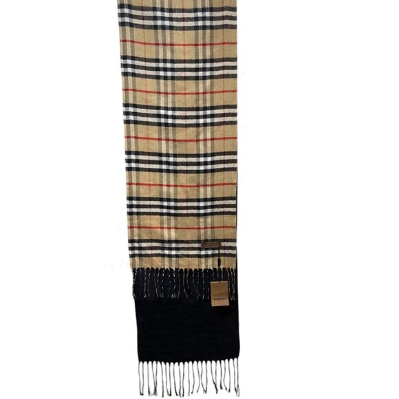 NWT Burberry Nova Check Reversible Unisex Scarf - Picture 2 of 3